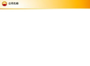 Modelo PPT de relatório de trabalho CNPC