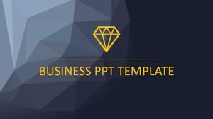 Black cool atmosphere business general PPT template