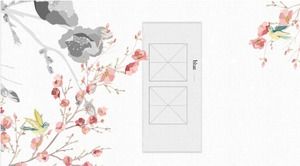 关于书法介绍的中国风PPT模板