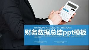 Financial data summary ppt template