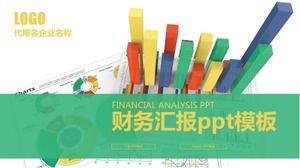 Modelo de relatório financeiro ppt