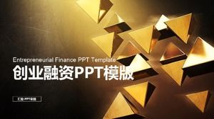 PPT-Vorlage für den Arbeitsbericht zur Finanzierung von High-End-Mode für die Unternehmensfinanzierung
