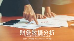Template ppt analisis keuangan bisnis