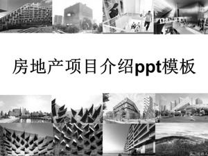 PPT-Vorlage für die Einführung von Immobilienprojekten