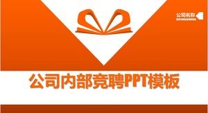 Orange practical company internal competition ppt template Orange practical company internal competition ppt template