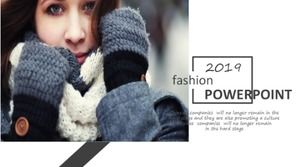 Fashion simple European and American style ppt template