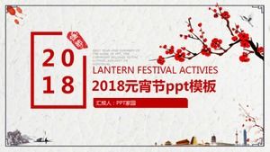 Modello ppt del Festival delle Lanterne 2018