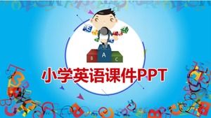 PPT courseware bahasa Inggris sekolah dasar (versi kartun dinamis)