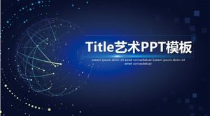 Title art PPT template download