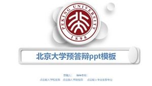 Modelo de ppt de pré-defesa da Universidade de Pequim