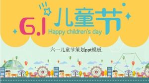 Children's Day planning ppt template