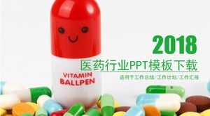 PPT-Vorlage für die pharmazeutische Industrie herunterladen