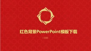 PowerPoint-Vorlage mit rotem Hintergrund herunterladen