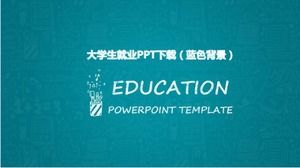 Studentische Beschäftigung PPT-Download (blauer Hintergrund)