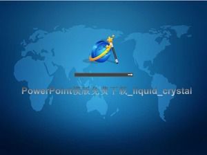 PowerPoint Template Free Download_liquid_crystal