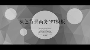 Gray background business PPT template