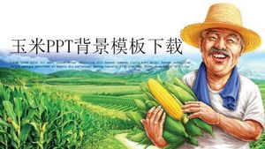 Pobieranie szablonu tła kukurydzy PPT