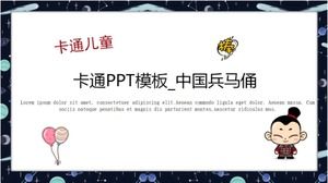 Template PPT kartun_Pejuang Terakota Cina