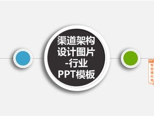 頻道架構設計圖片-行業PPT模板