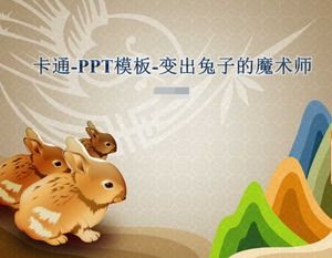 China Mobile memimpin template PPT kehidupan 3G