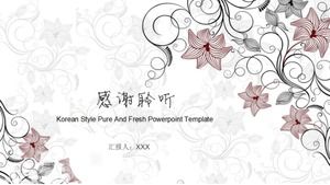 Creative Ink Scroll PPT-Vorlage im chinesischen Stil