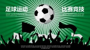 PPT-Vorlage für Fußballsportwettbewerbe
