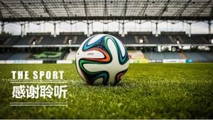 Football sports style ppt template