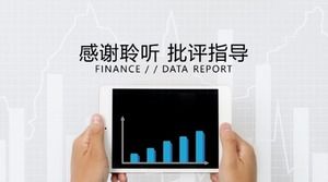 Template ppt analisis data keuangan mobil