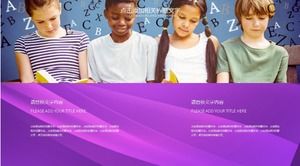 Bilingual kindergarten summer enrollment ppt template