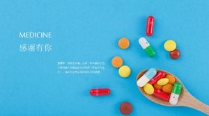 Modello ppt di farmaci biomedici dell'industria farmaceutica