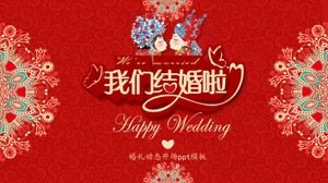 Wedding dynamic opening ppt template