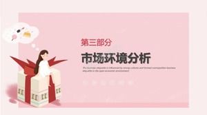 Pink warm product marketing plan general ppt template
