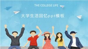 College life memories ppt template