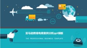 Amazon cross-border e-commerce case study ppt template