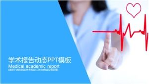 Academic report dynamic ppt template