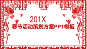 Spring Festival event planning plan ppt template
