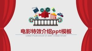 PPT-Vorlage für die Einführung von Spezialeffekten für Filme