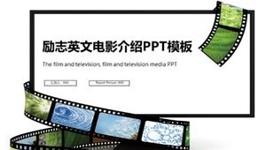 Inspirational English movie introduction ppt template