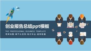 Business report summary ppt template