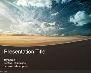 Kurak PowerPoint Şablonu