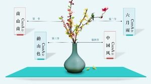 Classical charm and elegant Chinese style ppt template