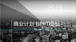 High-End-Mode-Geschäftsmodell Unternehmen Businessplan PPT-Vorlage