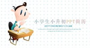 PPT-Vorlage für den persönlichen Lebenslauf von Xiaosheng Junior-Themenklassentreffen zur Selbsteinführung