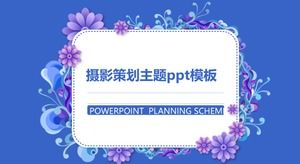 Photography planning theme ppt template