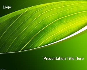 Template Natura Conservarea PowerPoint