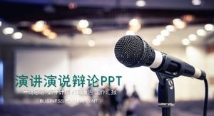 Modelo de PPT de discurso de fala geral