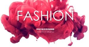 Fashion industry summary beautiful PPT template