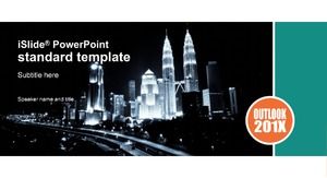 Modern atmosphere business summary report PPT template