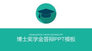 PhD scholarship defense ppt template