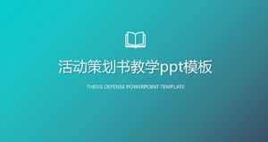 PPT-Vorlage für das Unterrichtsbuch für Aktivitätsplanung